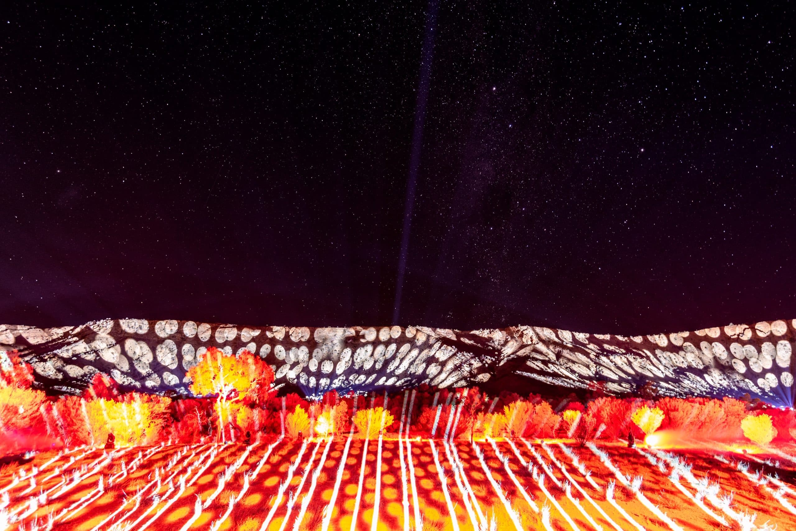 Parrtjima Festival night lights